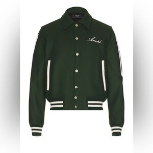 Amiri Forest Green Bones Jacket